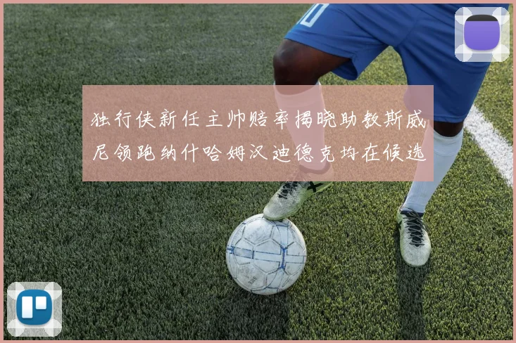 独行侠新任主帅赔率揭晓助教斯威尼领跑纳什哈姆汉迪德克均在候选之中